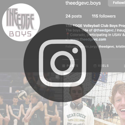 The EDGE Volleyball Club Boys Program Instagram